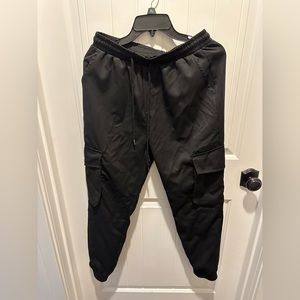Black joggers/pants from SHEIN, all black